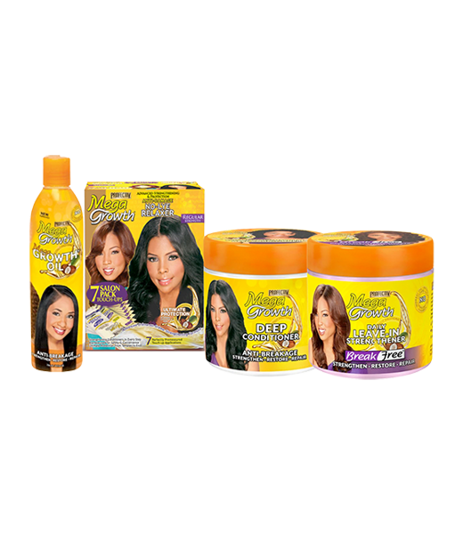 MegaGrowth Relax & Strengthen Hair Kit (Regular Relaxer)